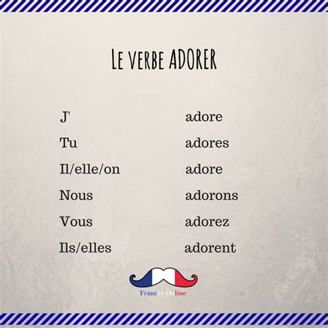 j'adore translation